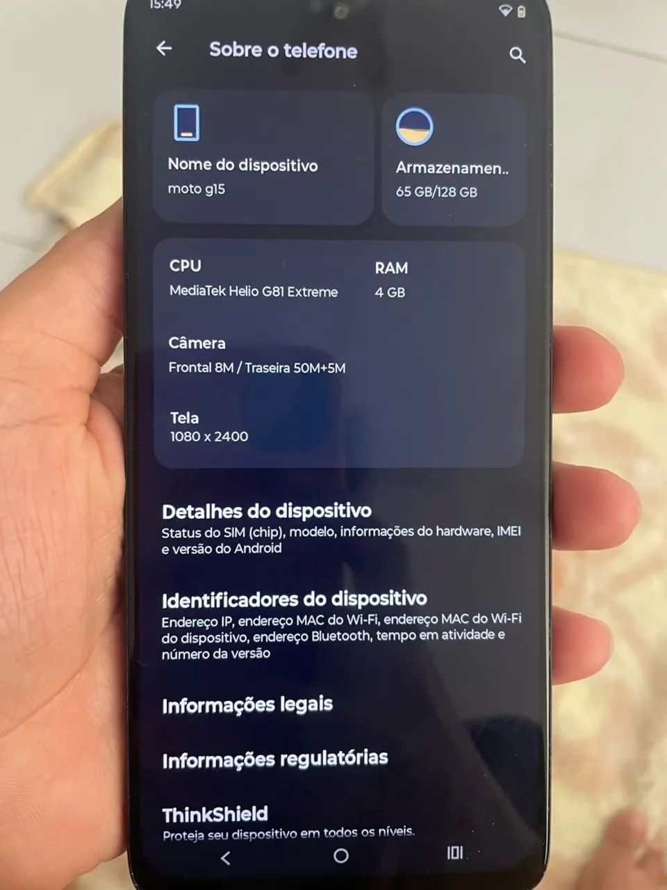 Moto g15