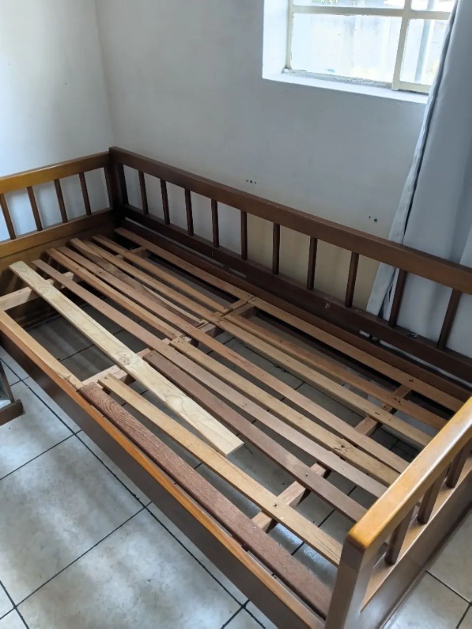 Cama de solteiro madeira maciça  - Foto 4