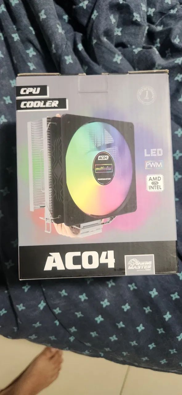 Cooler de CPU Gamer RGB Zero na Caixa - AMD e Intel - Foto 3