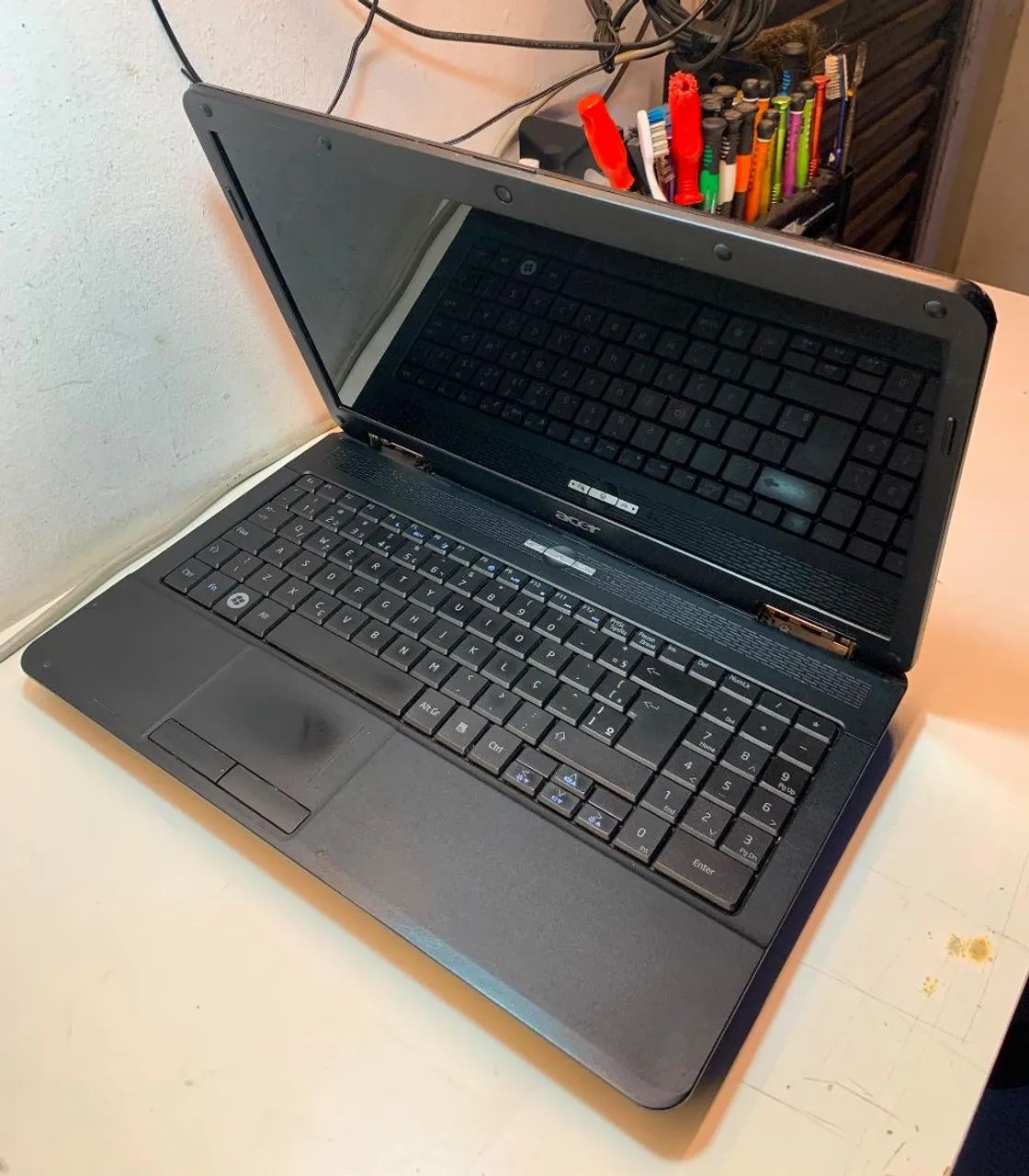 Notebook Acer Dual Core 4GB RAM HD 250GB Bateria Ruim Formatado 