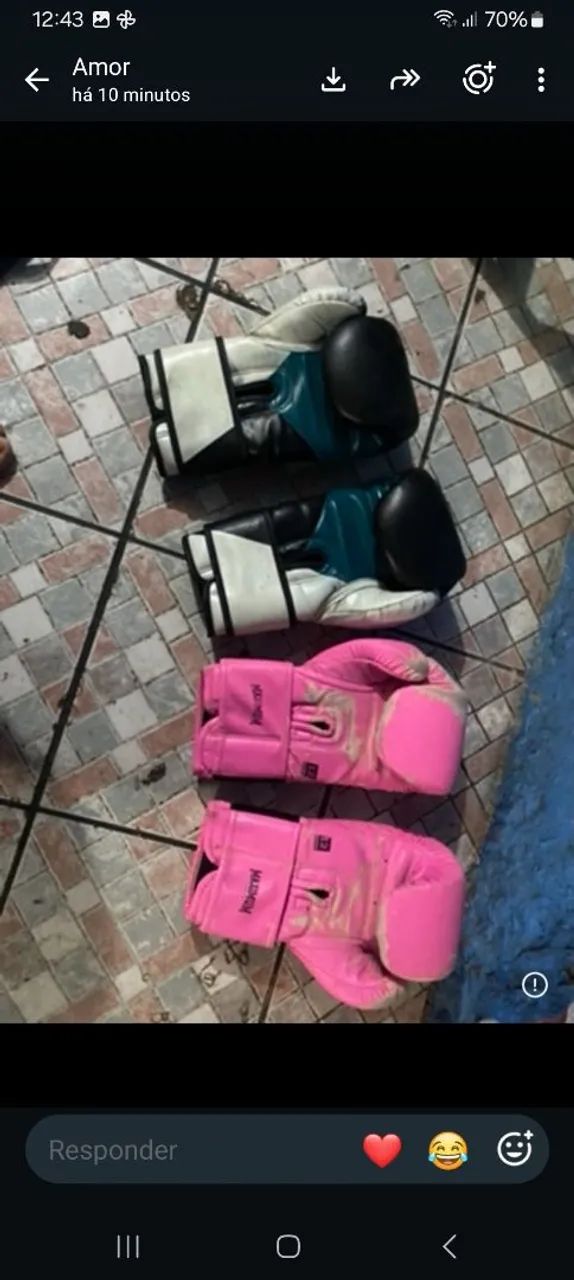 Luvas de boxer 