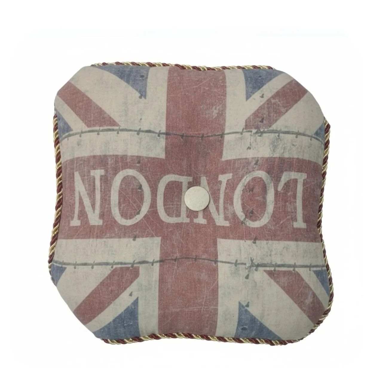 Lindo puff London novo na caixa vintage elegante  - Foto 4
