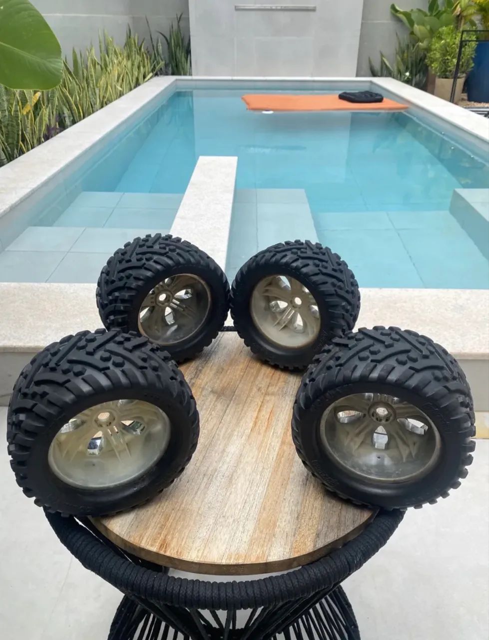 Jogo De Pneus E Rodas Hpi Goliath - Foto 4