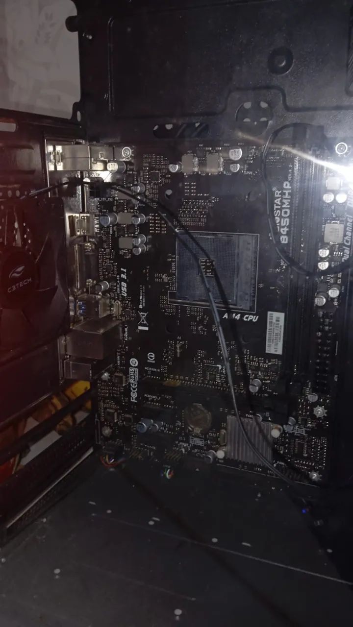 PLACA MÃE B450MHP BIOSTAR