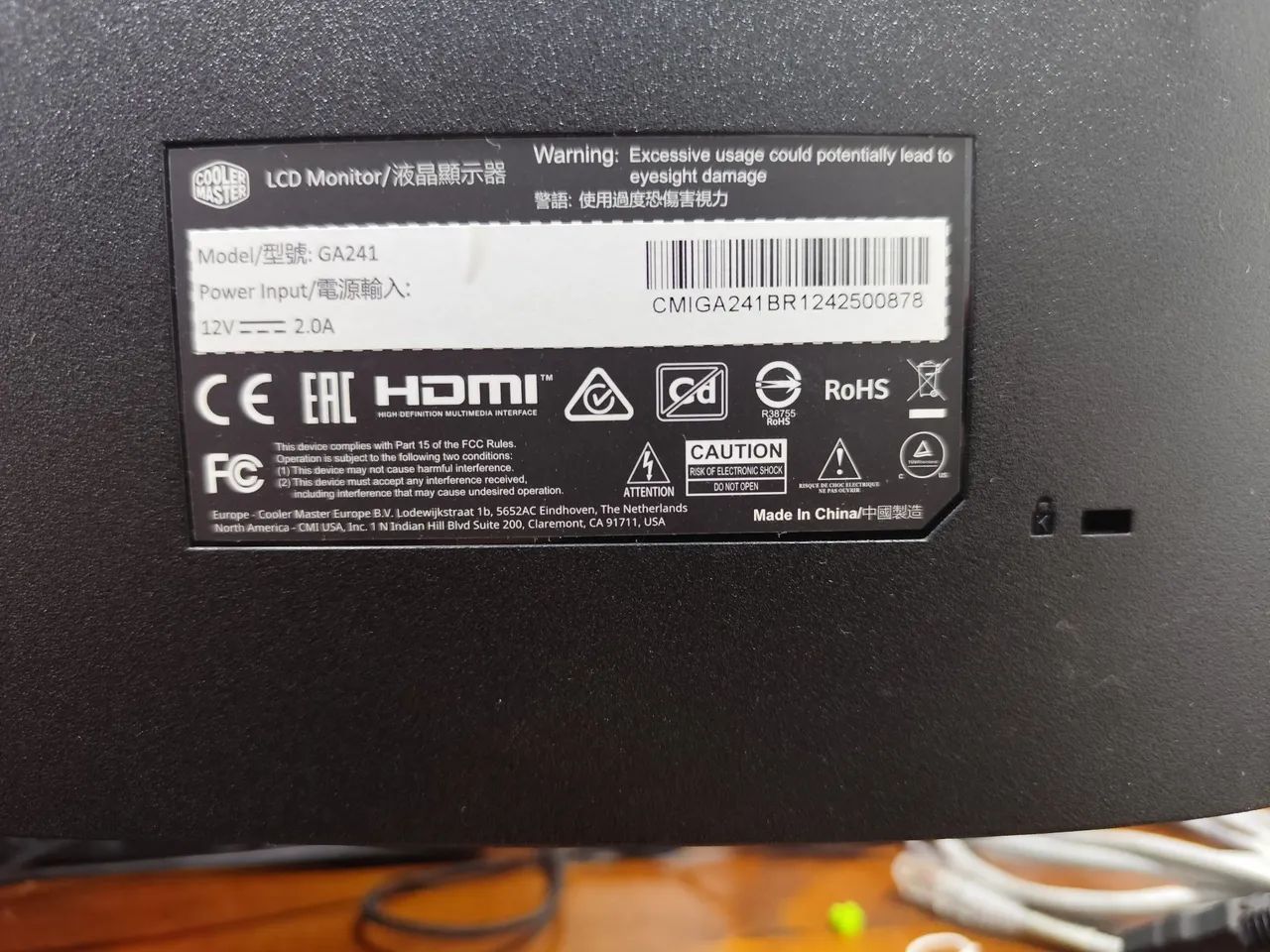 Monitor CoolerMaster 24" 100Hz - Foto 4