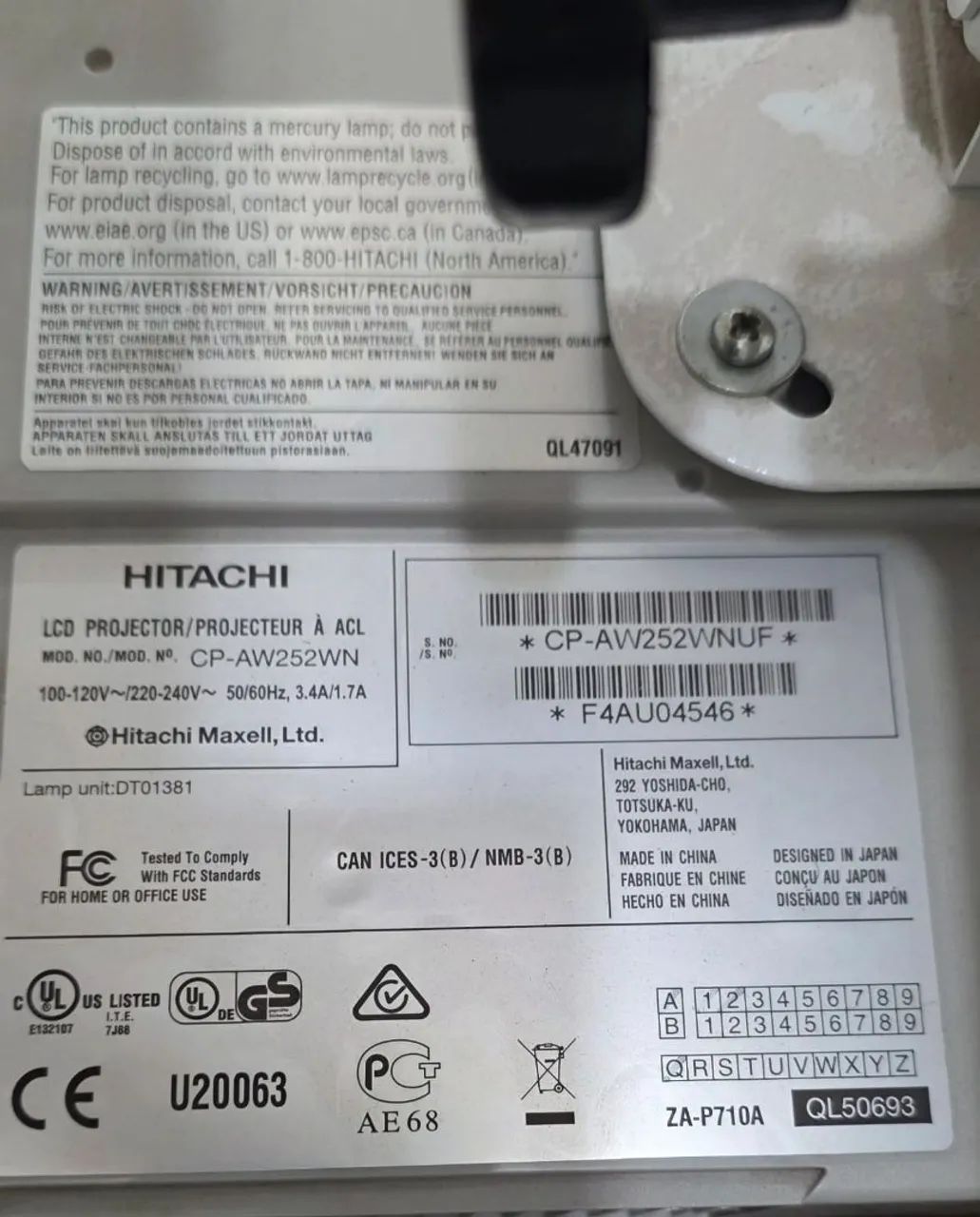 Projetor Hitachi braço curto - Foto 4