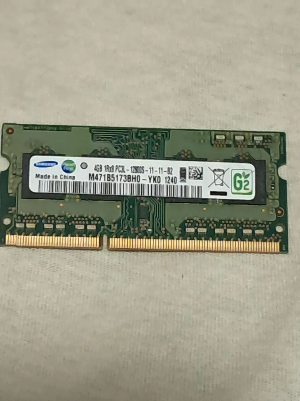 Memória notebook ddr3 8gb 2 pentes de 4gb