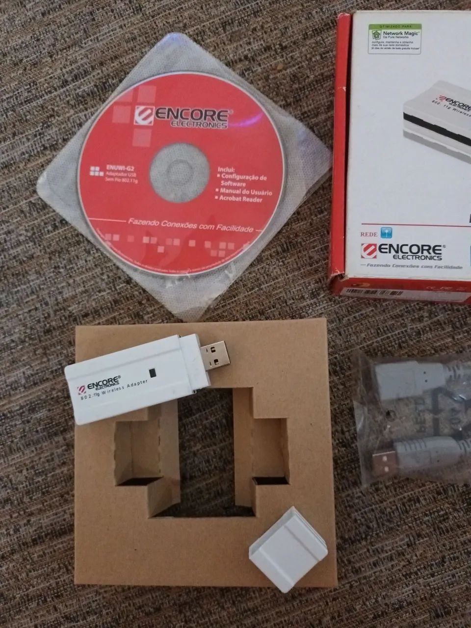 Adaptador USB sem fio 802.11g Encore - Foto 2