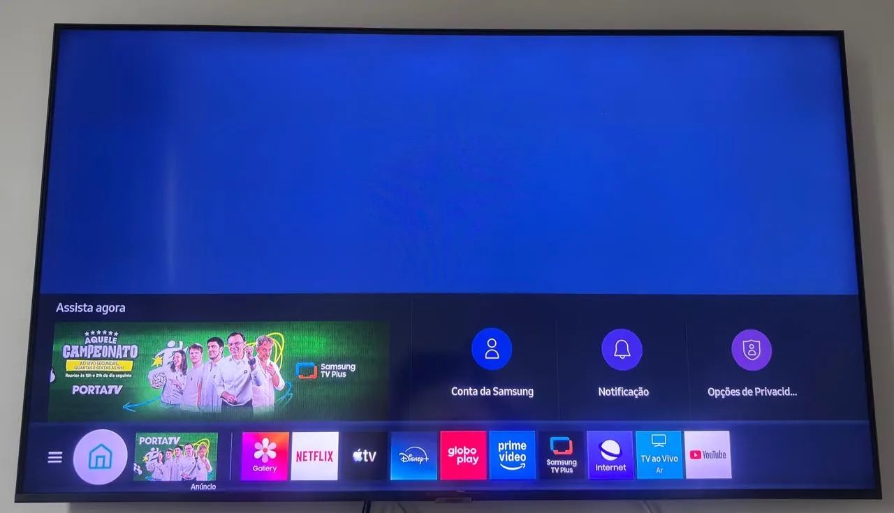 telão smart tv samsung 50 4k impecável tudo ok. aceito cartão faço entrega 