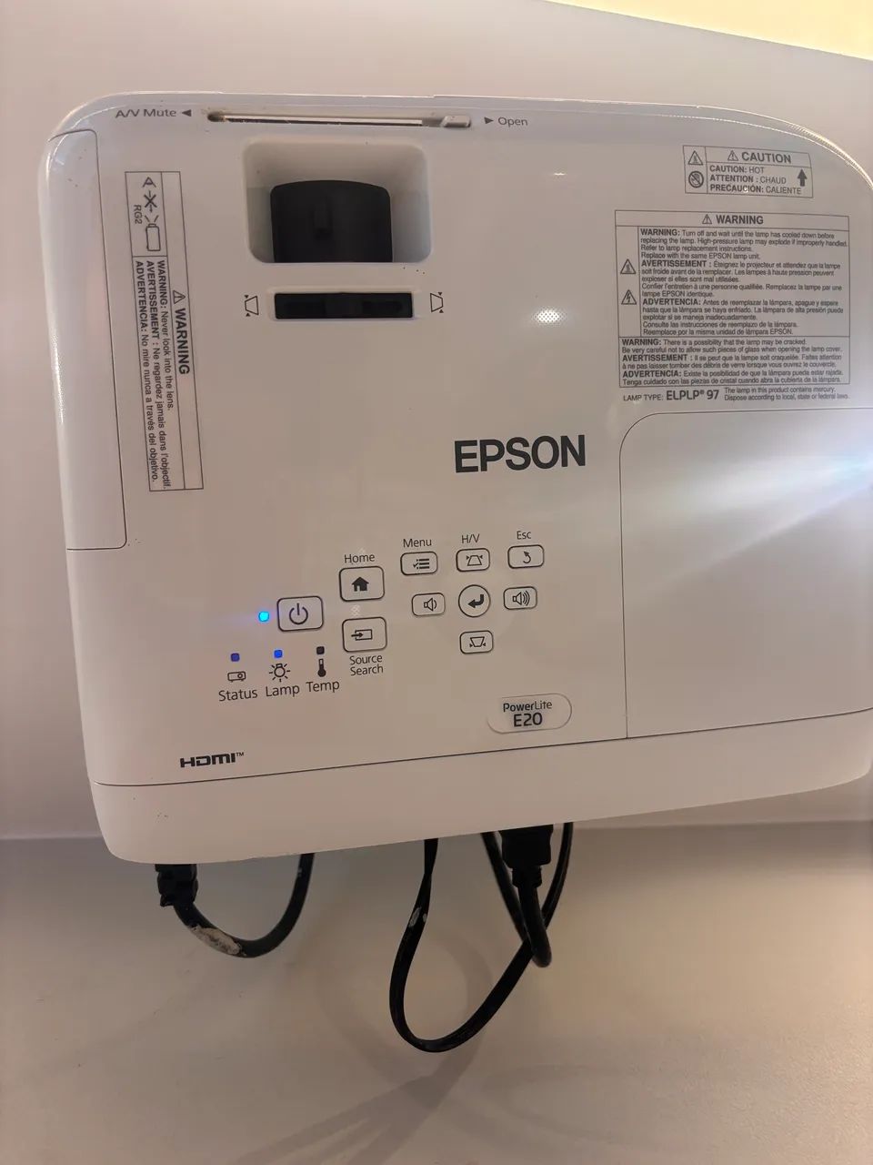 Projetor Epson Power Lite E20 - Foto 2
