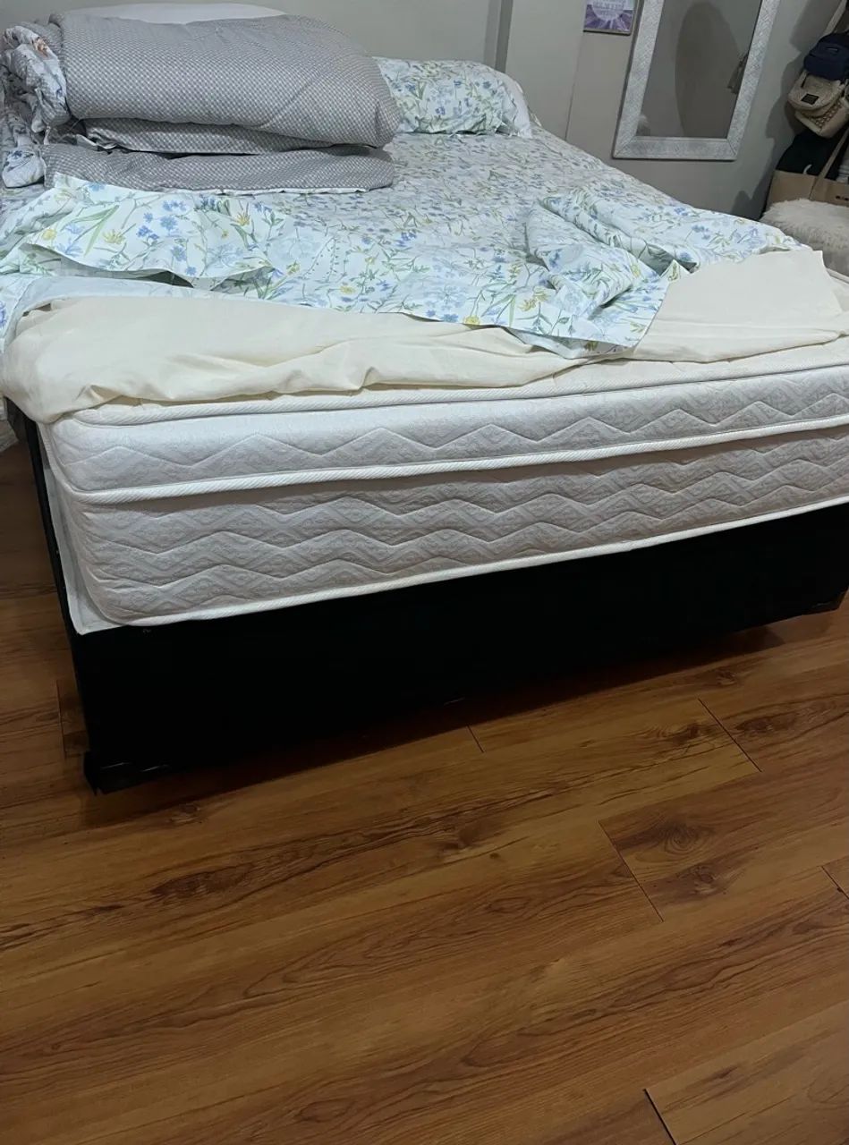 Cama casal cm box completa perfeita estado  - Foto 2