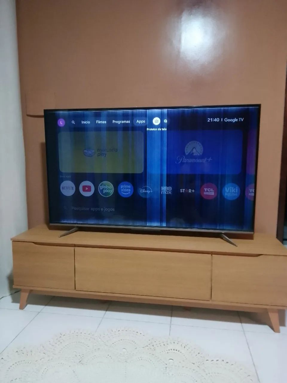 TV TCL 65' para retirada de peças  - Foto 3