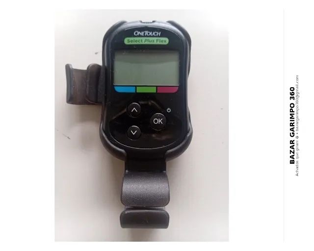 Medidor Glicose OneTouch Select Plus Flex Bluetooth Completo Estojo Manual Caixa Excelente - Foto 3