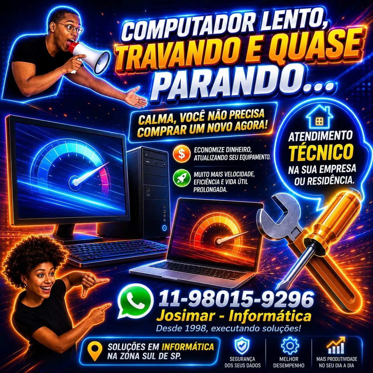 Profissional de informática (z. sul)