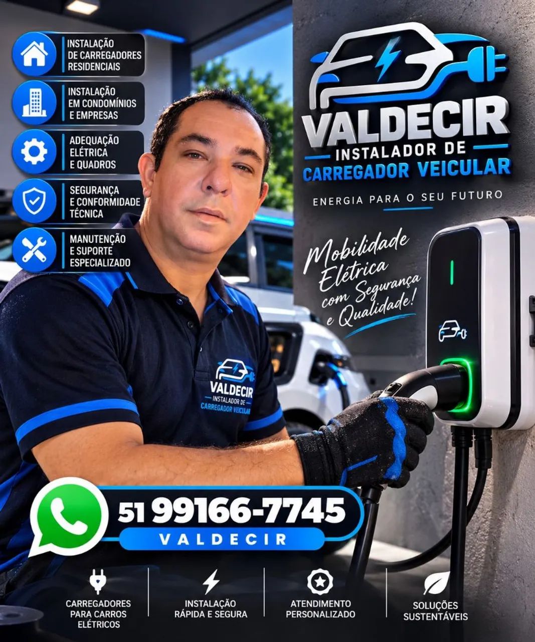 Tomada para carro elétrico
