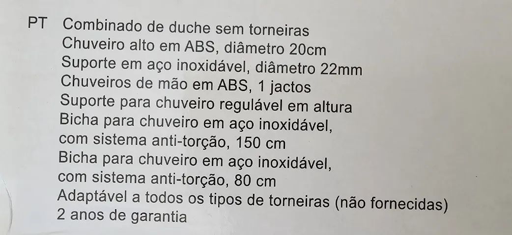 CHUVEIRO (DUCHA) COLUNA CROMADA - NEREA - Foto 3