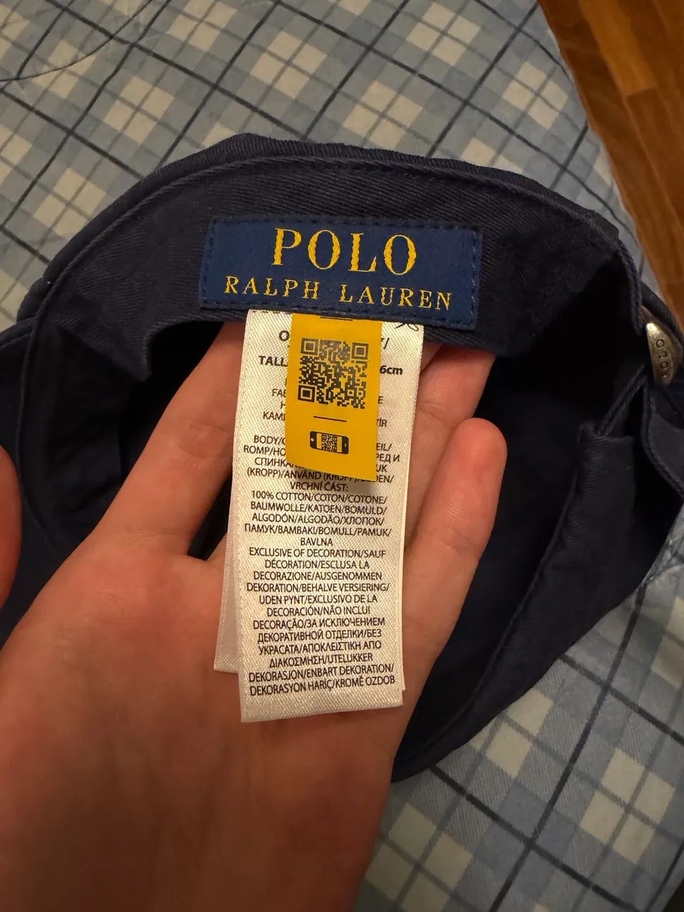 Boné Ralph Lauren azul marinho  - Foto 4