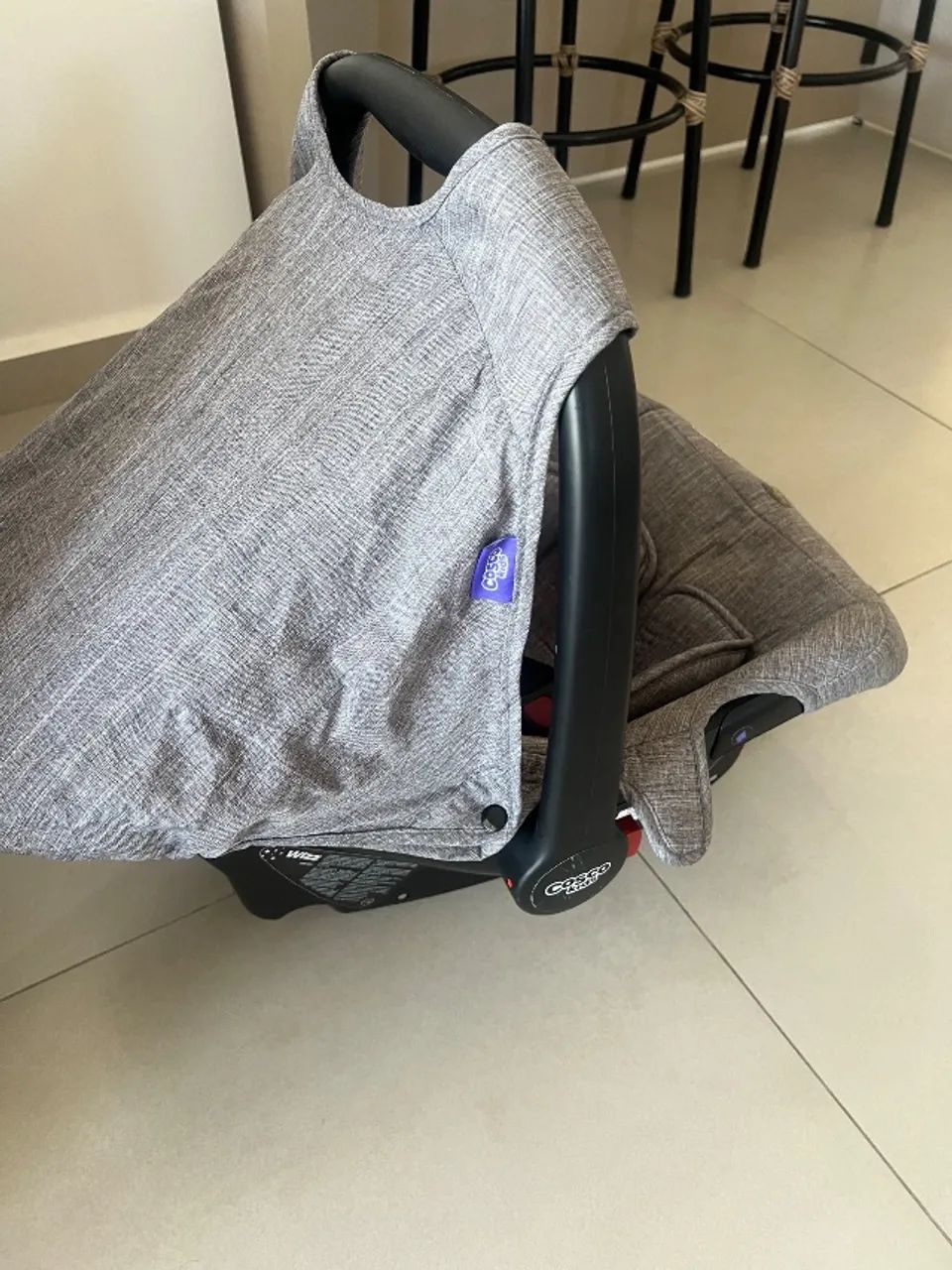 Kit Carrinho de bebe e bebê conforto - Foto 4