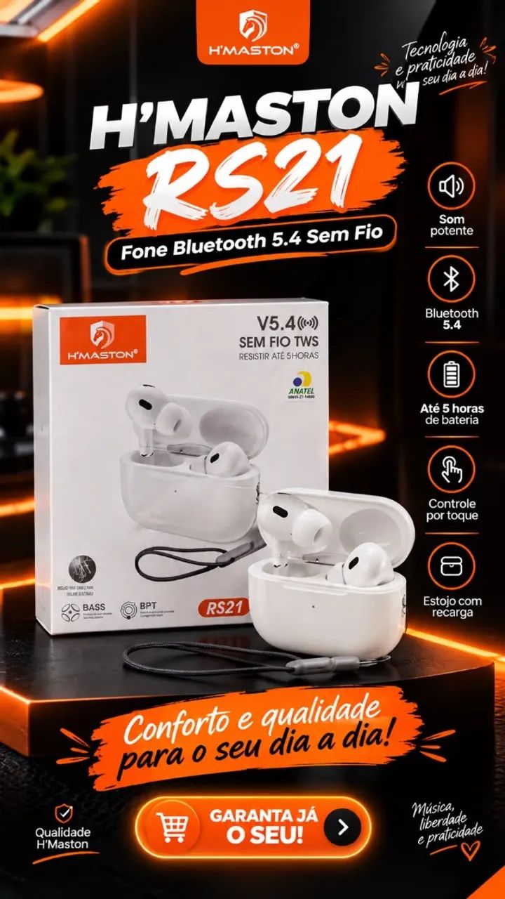 Fone Hmaston RS21 Bluetooth