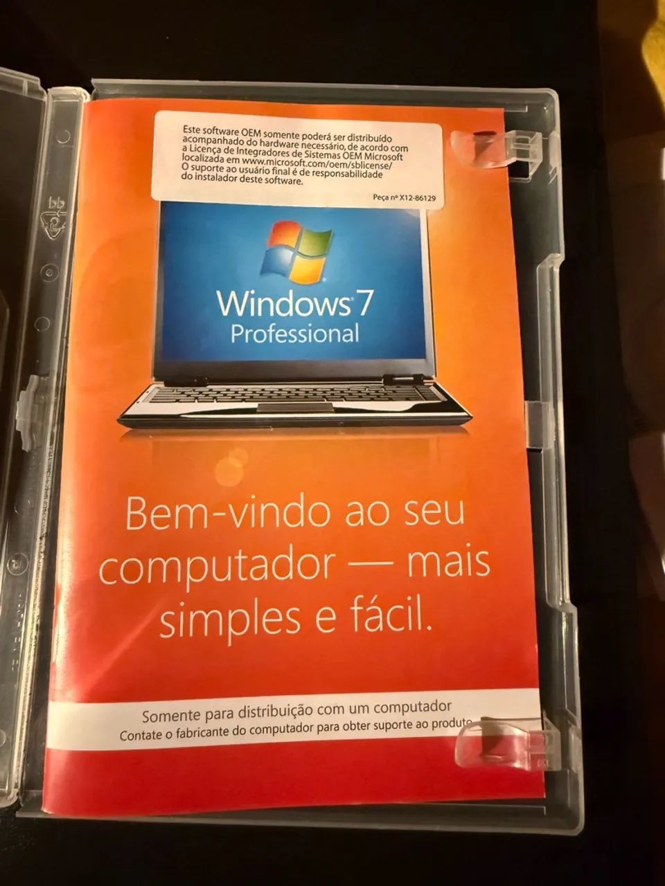 Windows 7 Professional Original Microsoft OEM 64 Bits SP1 + COA - Foto 2