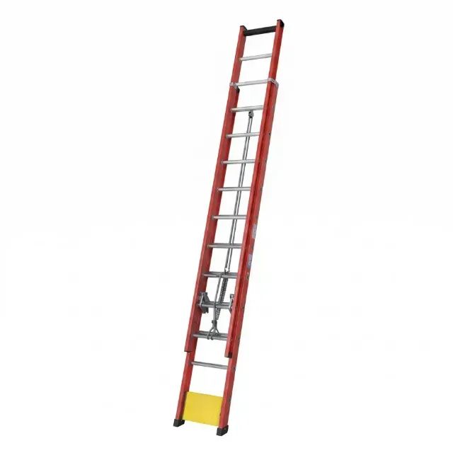 Escada Extensível Profissional Fibra de Vidro 4,25m a 7,25m 170kg Síntese