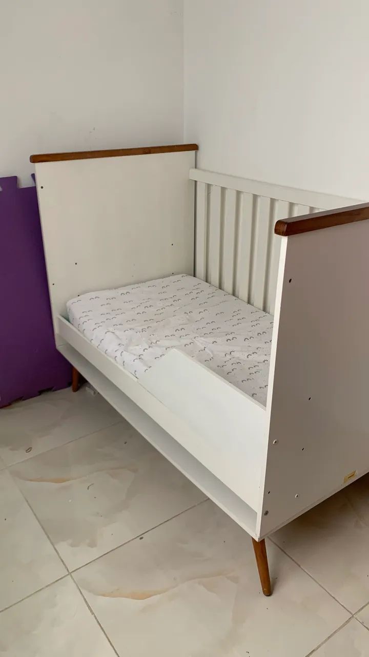 Berço Multifuncional com Colchão Impermeável + Brindes - Foto 2