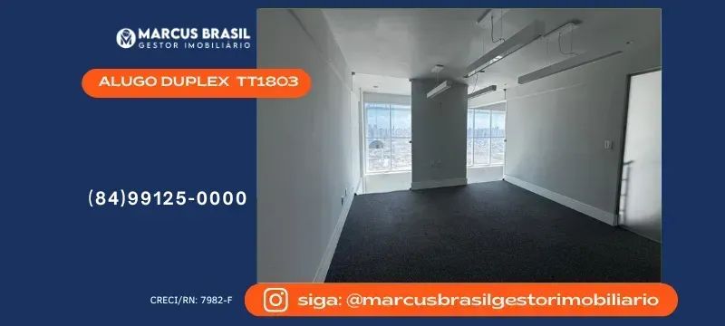 Sala Comercial 107m² no Themis Tower | Próx. Fórum Natal | 4 Ambientes e Garagens - Foto 10