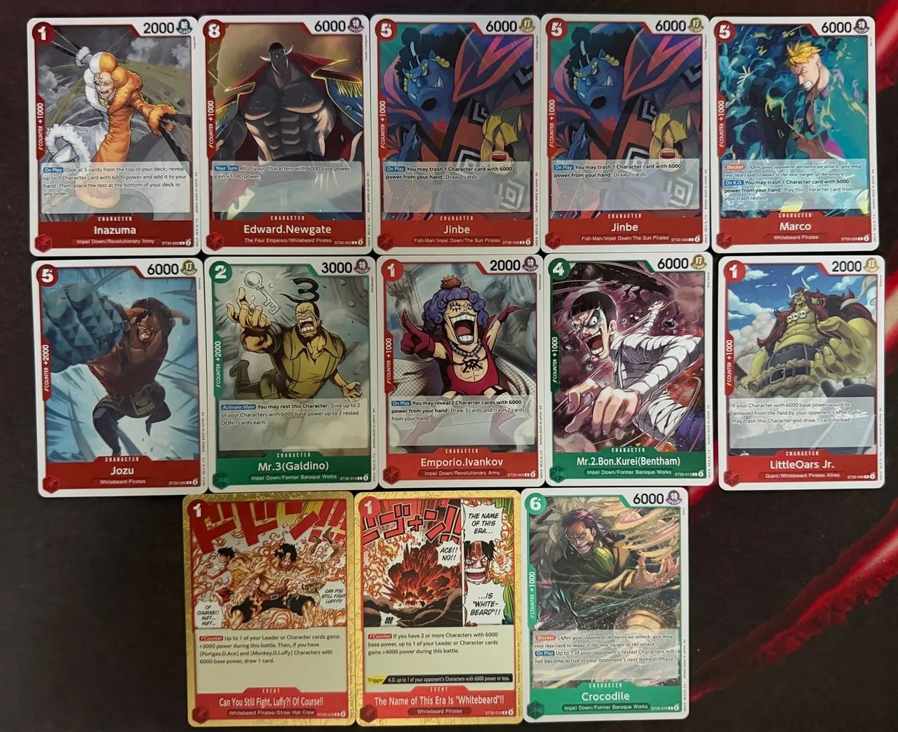 Cartas one piece ST30