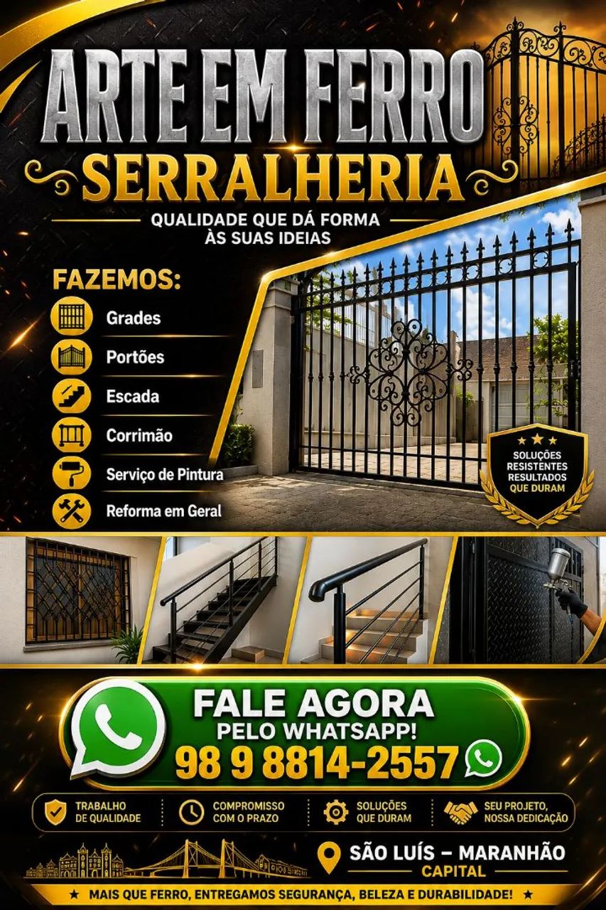 Arte em Ferro Serralheria 