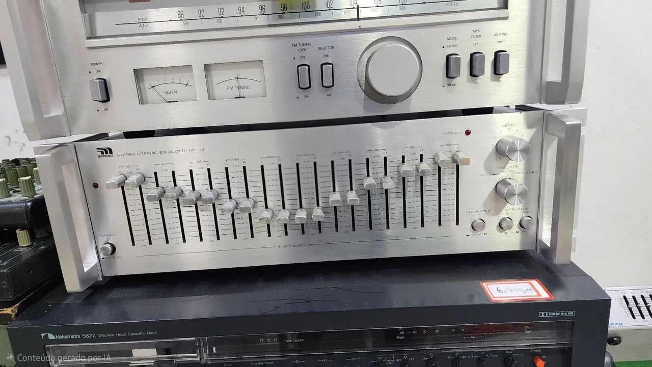 Aparelhos de Som Vintage e Profissional (Nakamichi, Polyvox, CCE, Micrologic e NCA) - Foto 4