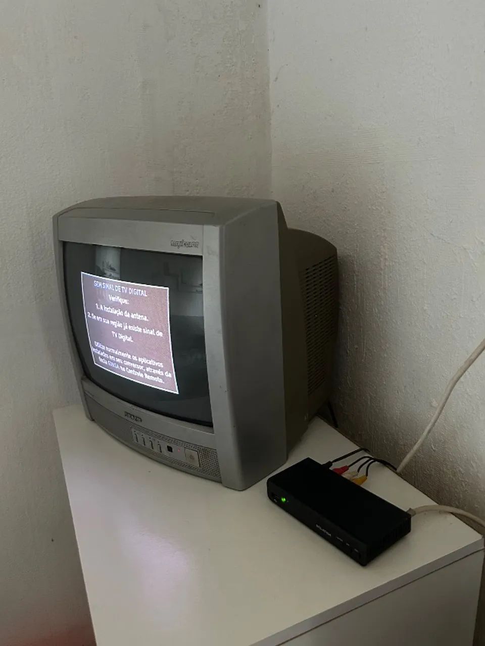 Tv de tubo 14 polegadas com conversor  - Foto 4