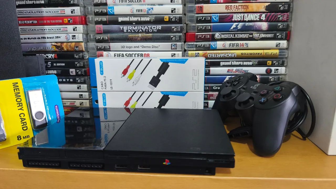 PS2 completo (somos loja) - Foto 2