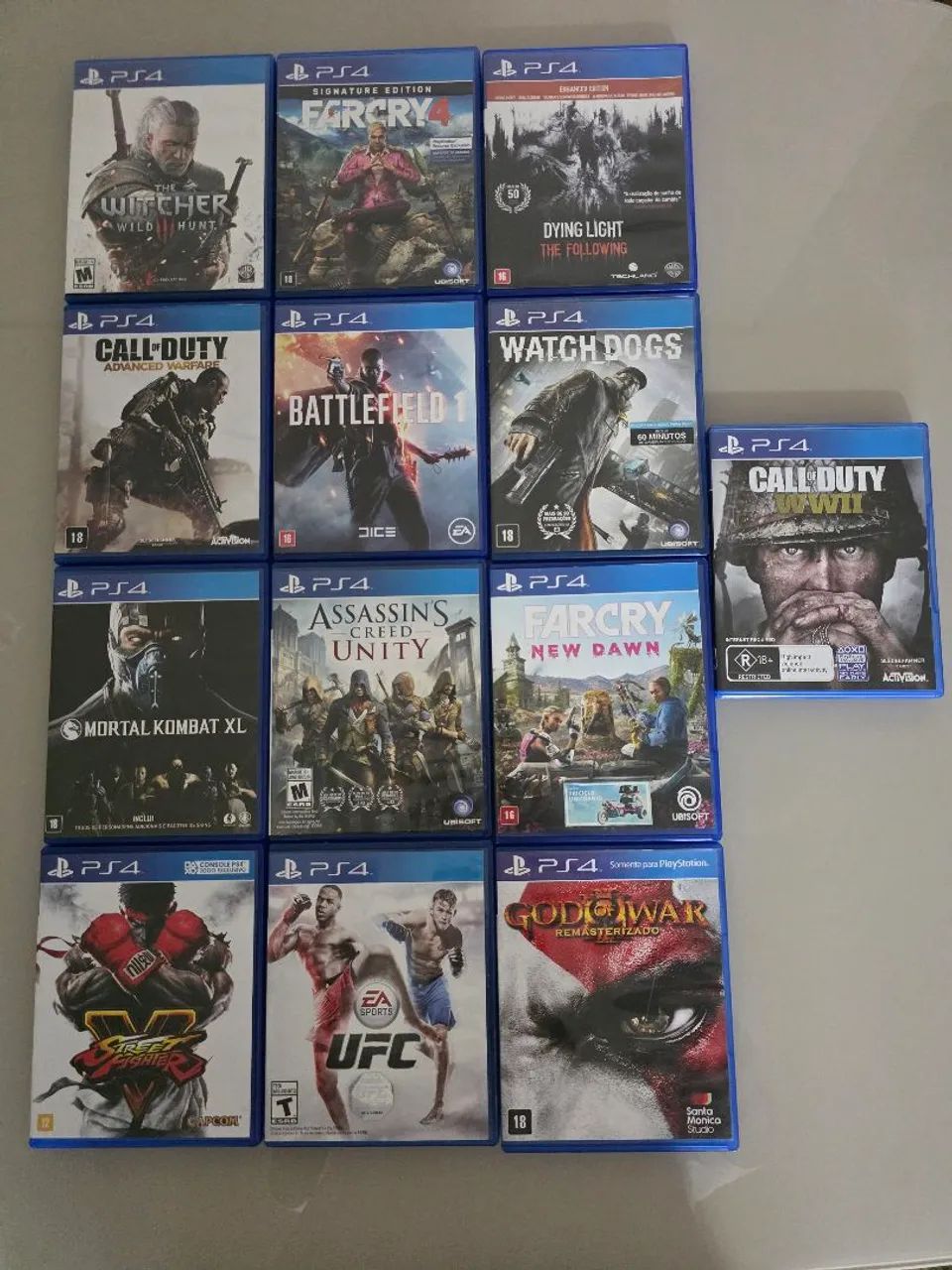Jogos originais PS4