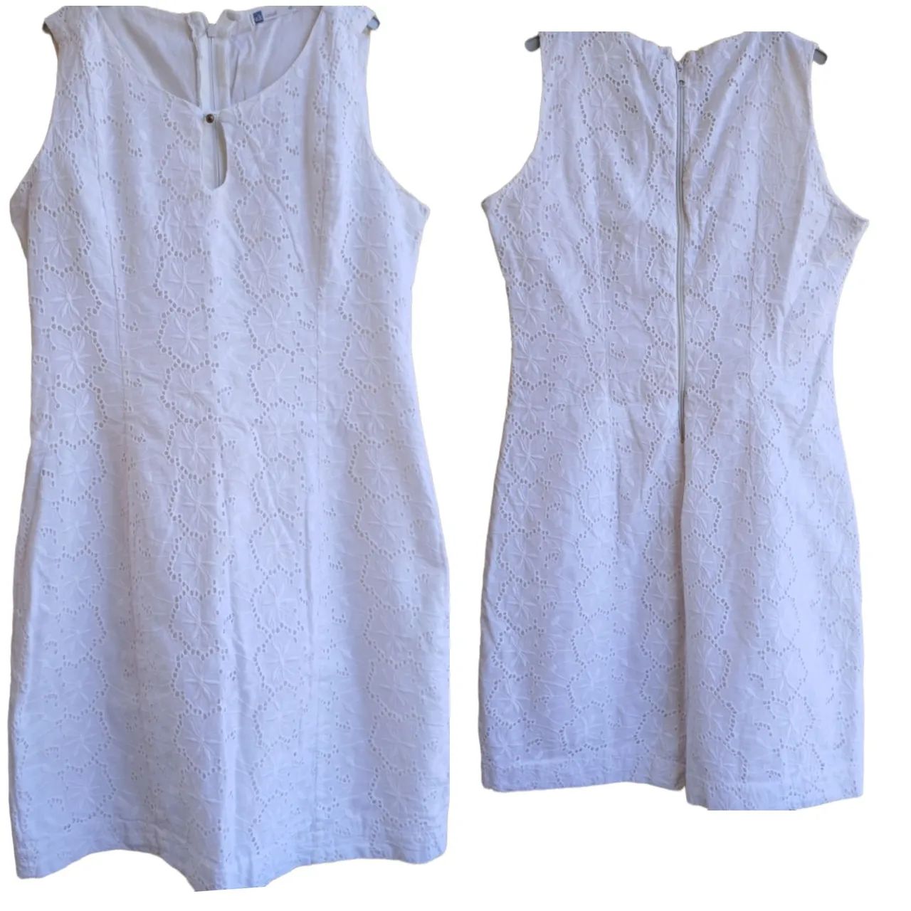 Vestido bordado inglês C&A