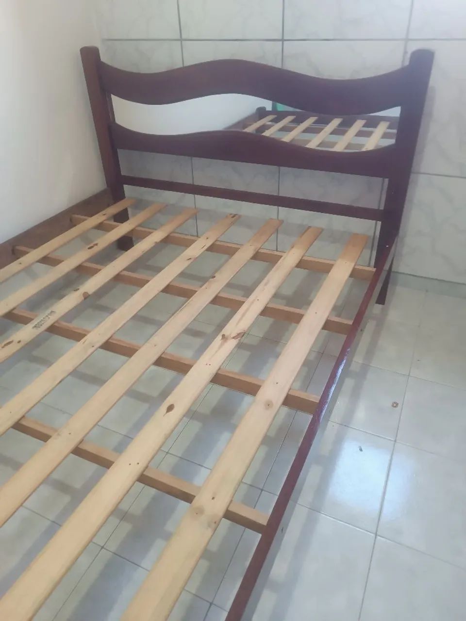 Base de cama de madeira  - Foto 2