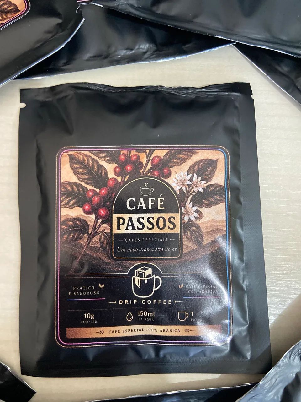 KITS 10 cafés individuais Drip coffee - Foto 4