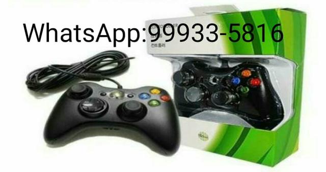 Controle para Xbox 360 Com Fio e Sem Fio.Novo. Entrega Grátis - Foto 2