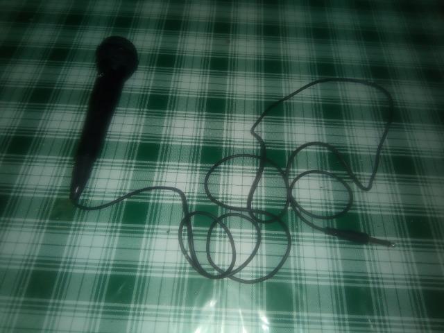 Microfone com fio lenoxx