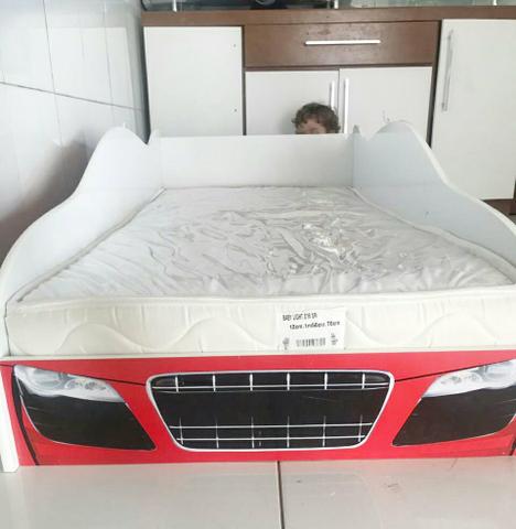 Cama infantil carro + Colchão ortobom - Foto 2