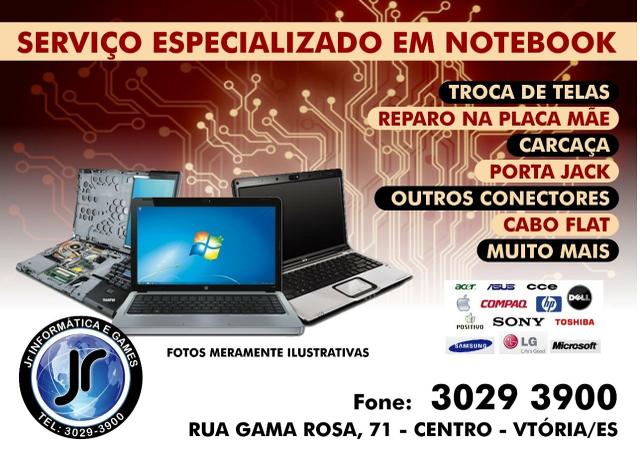 Reparo / Concerto de CPU, Notebook e Netbook