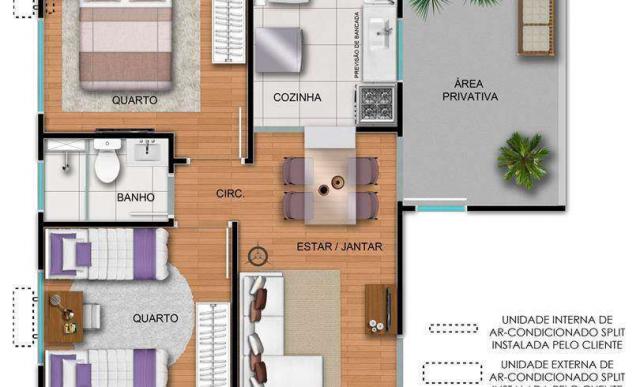 Residencial Porto Frankfurt - Apartamento 2 quartos em São Leopoldo, RS - ID3978 - Foto 7