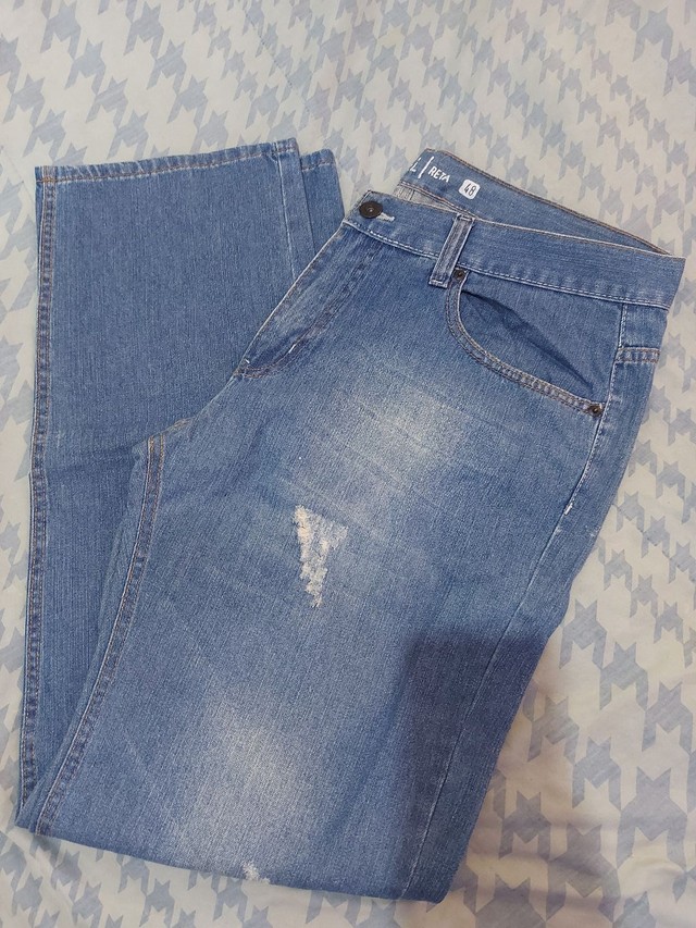 Calça jeans masculina tam 48 - Foto 3