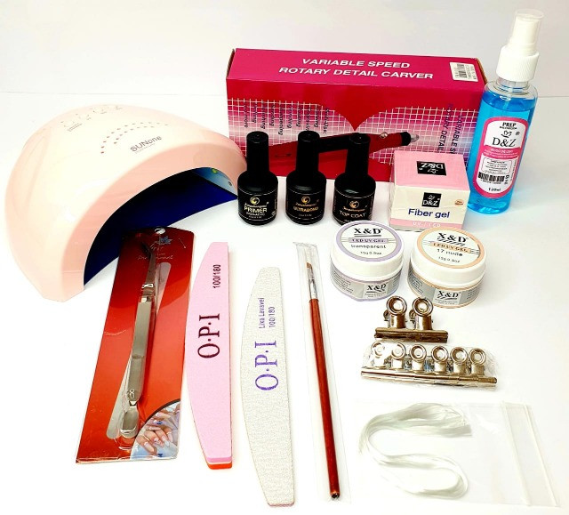 Kit alongamento de unhas para iniciantes