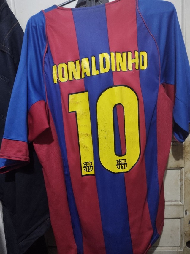 camisa do ronaldinho no barcelona