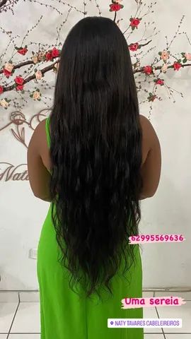 Cabelo Humano indiano 150 gramas 45 centímetros com técnica de telas (3  telas) - Beleza e saúde - Setor Leste Vila Nova, Goiânia 1257809117