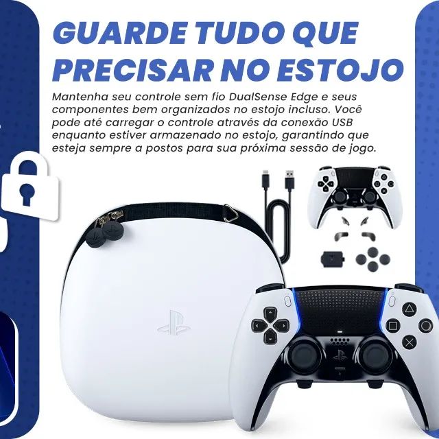 Controle PS5 Dualsense Edge para o Playstation 5, Pronta Entrega na  XonGeek - Entregas! - Videogames - Ressaca, Contagem 1259252858