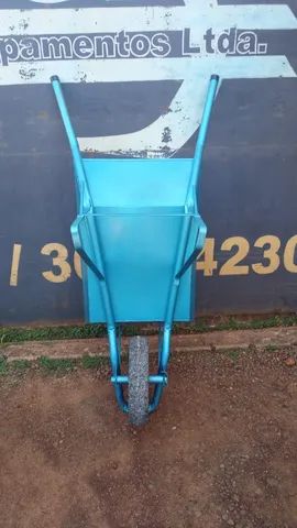 Carrinho de Mao (Pedreiro) Reforçado Chapa 18 - Foto 3