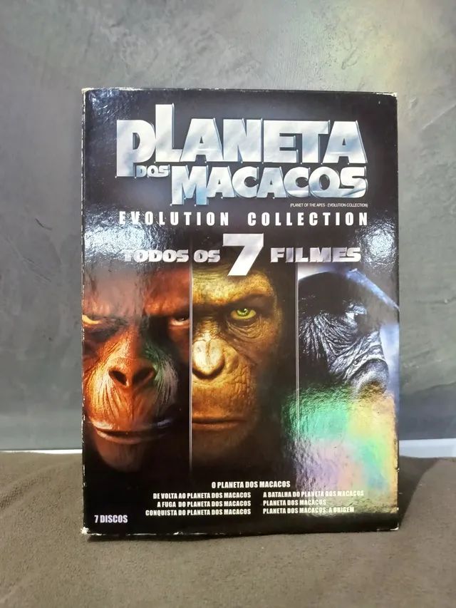 Dvd Planeta dos Macacos 8 filmes