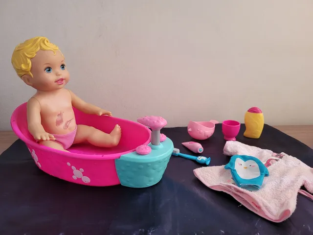 Banheira Para Banho Boneca Bebê Reborn Alive Original