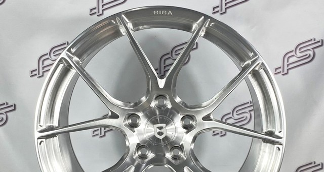Rodas Gisa FF6800 Forged P/ 911 Aço Escovado 5x130- 20x8,5 e 20x11,5 - Foto 2